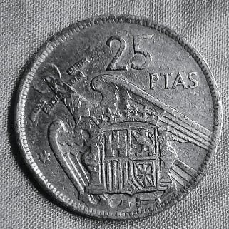 25 pesetas de 1957 *58