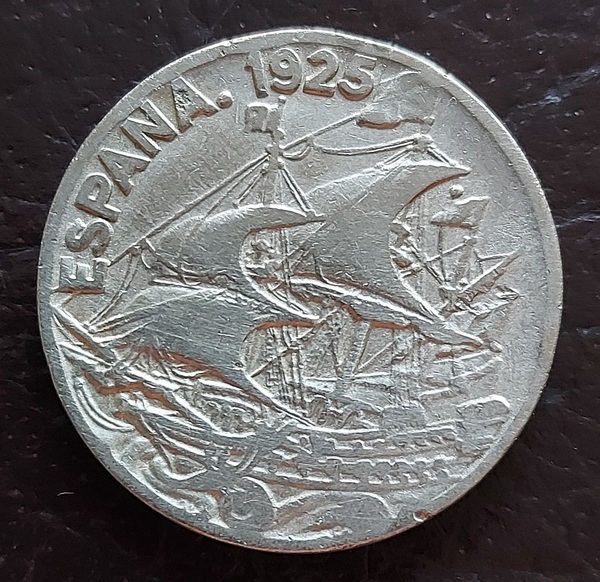 Moneda 25 Centimos España 1925