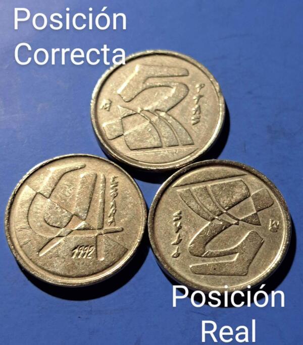 Vendo moneda de 5 pesetas de 1992 últimas acuñaciones de la peseta.