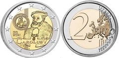 2 euro (500 Aniversario del Gulden de Oro de Carlos V)