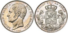 2 1/2 franc (Leopoldo I des belges)