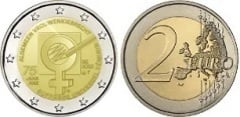 2 euro (75 Aniversario del Sufragio Femenino en Bélgica)