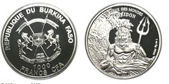 1000 francs CFA (Poseidón)