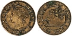 1 cent (Victoria - Isla Príncipe Edward)