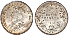 25 cents (George V)