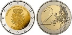 2 euro (200 Aniversario de la Policía Nacional)