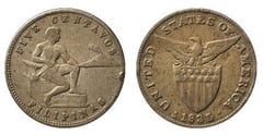 5 centavos ( Administracion USA- Tipo pequeño)
