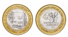 6.000 CFA Francs (Presidente Lansana Conte)