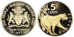 5 cents (10 Aniversario de la Independencia)