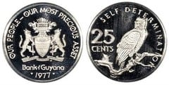 25 cents (10 Aniversario de la Independencia)
