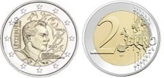 2 euro (25 Aniversario como Miembro del Comité Olímpico Internacional)