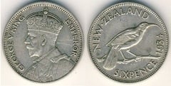 6 pence (George V)