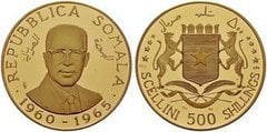 500 shillings (500 scellini)