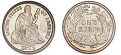1 dime (Seated Liberty)