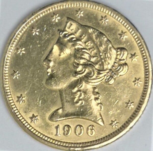 USA 5 $ Oro Liberty Head de 1906