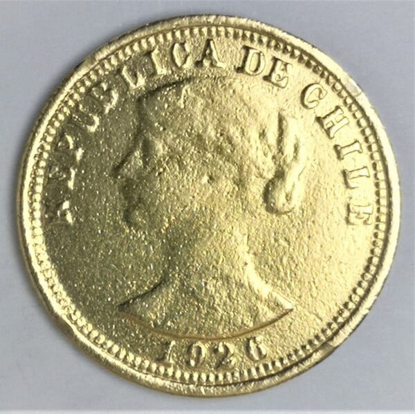 Chile 100 pesos oro de 1926
