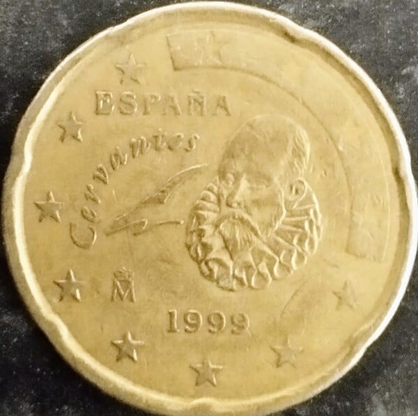 España moneda española 1999 Cervantes