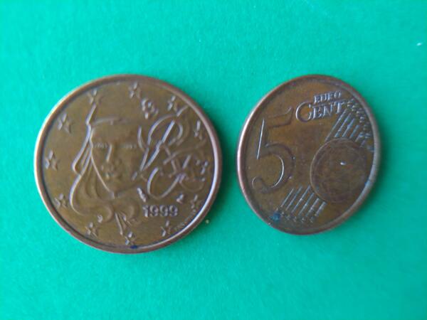 5 céntimos Francia 1999