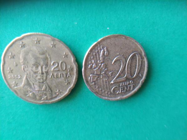 20 centimos Grecia 2002