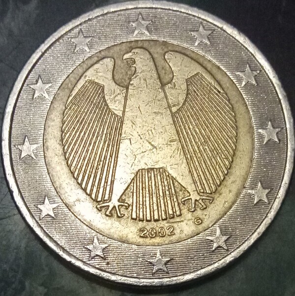 2 euros 2002 G