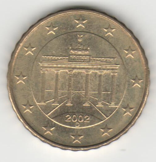 Moneda Alemania 10 céntimos 2002
