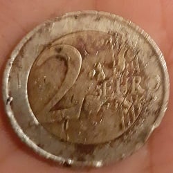 Moneda 2 euros muy rara España 1999