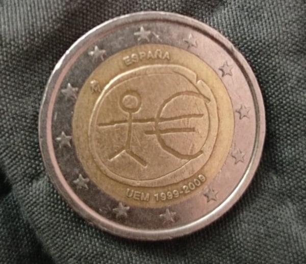 2 euros UEM 1999-2009 España
