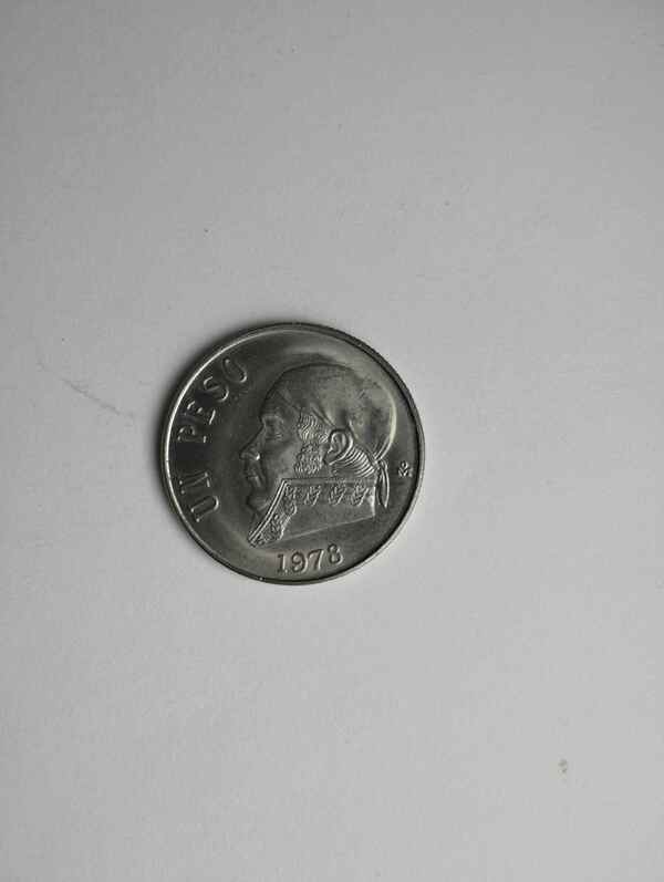 1 peso mexicano 1978