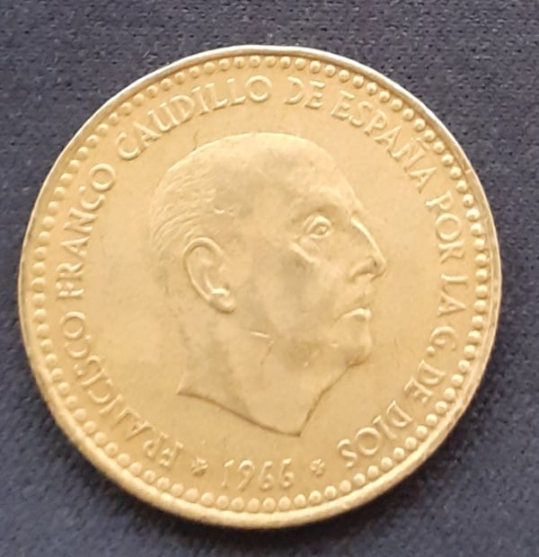 Una peseta 1966