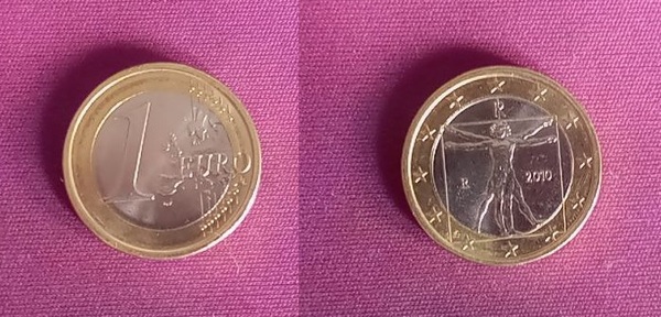1 euro 2010 Italia