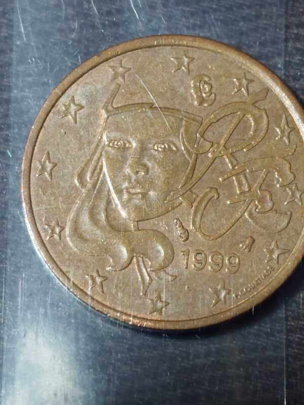 Moneda 5 céntimos Francia
