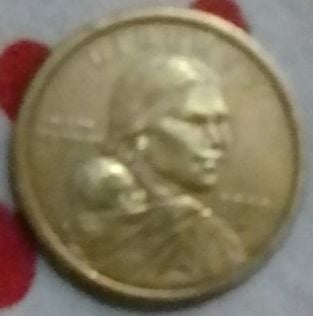Moneda dólar Sacagawea 2000 D
