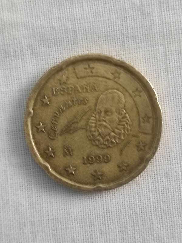 Moneda 20 céntimo España 1999