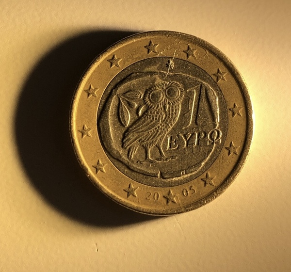 Moneda 1€ S el búho de la buena suerte EYPO 2005