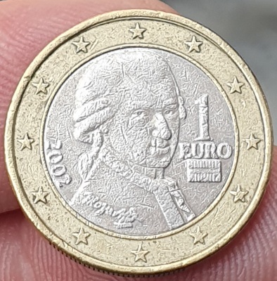 Vendo moneda de 1 euro con fallo de acunacion