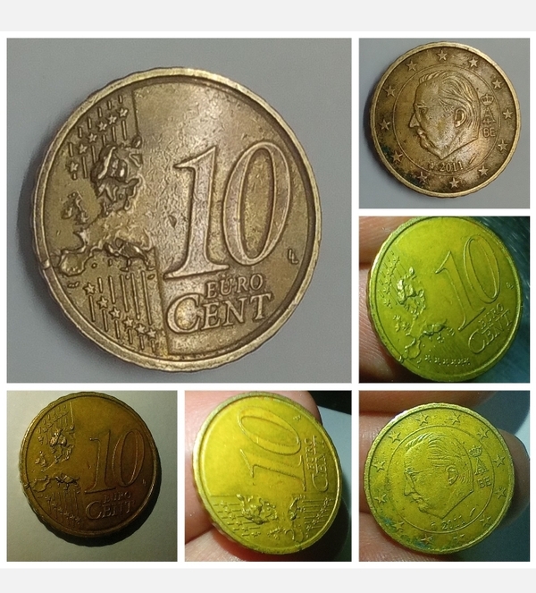 10 Euro Cent Bélgica 2011 