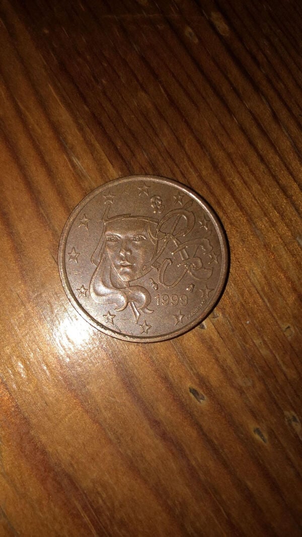 Moneda 5 Centimos Francia 1999