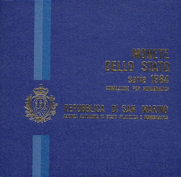 J0040# San Marino 1984. Emisión de Monedas Anual (BU) WCC#MS27