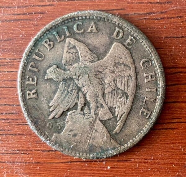 1 Peso Chile 1921