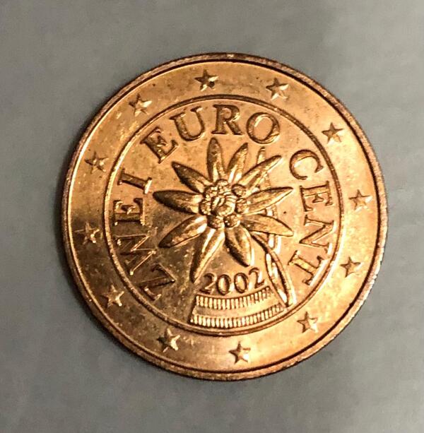 2 cent ZWEI 2002 (Austria)