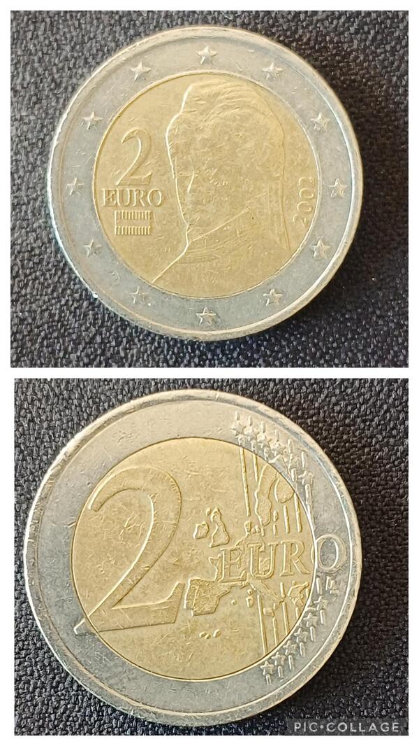 2 euros Austria 2002