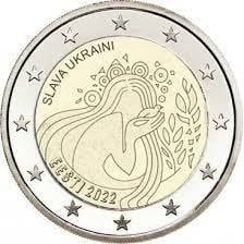 2 euro Estonia Ukrainia 2023