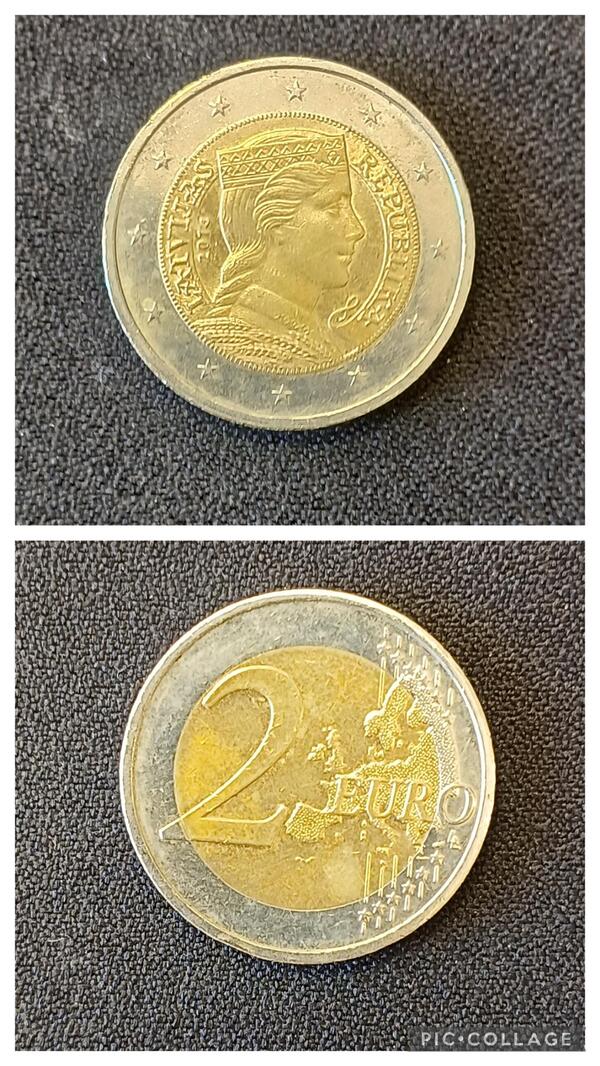 2 euros Letonia 2014 conmemorativa