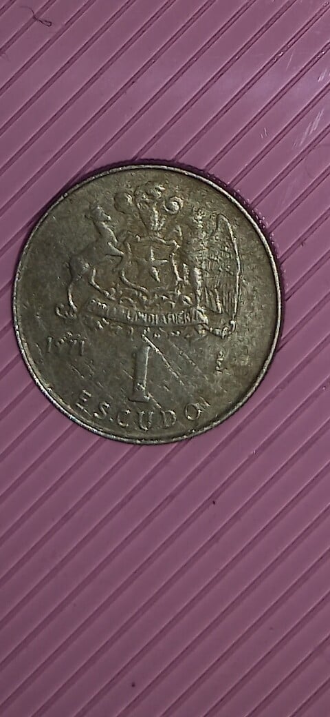 Moneda de 1 escudo de 1971