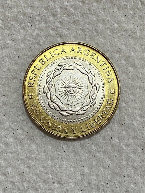 2 pesos (Bicentenario de la Revolución de Mayo)