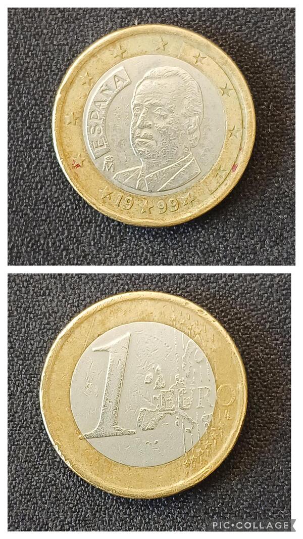 1 euro España 1999
