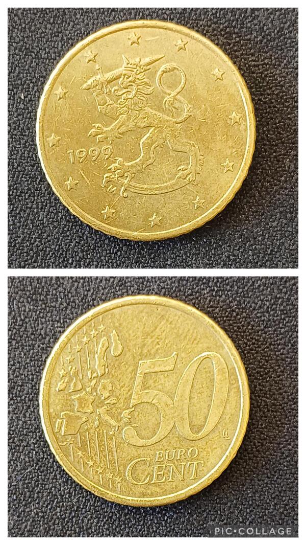 50 centimos Finlandia 1999