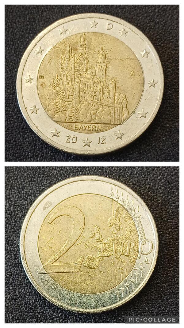 2 euros Bayern 2012