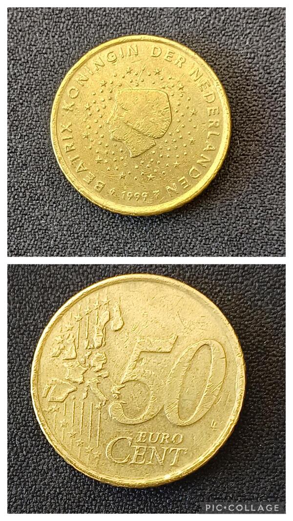 50 centimos Holanda 1999