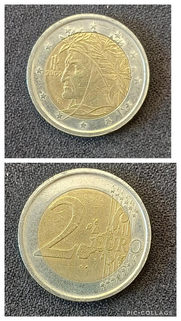 2 euros Italia 2002
